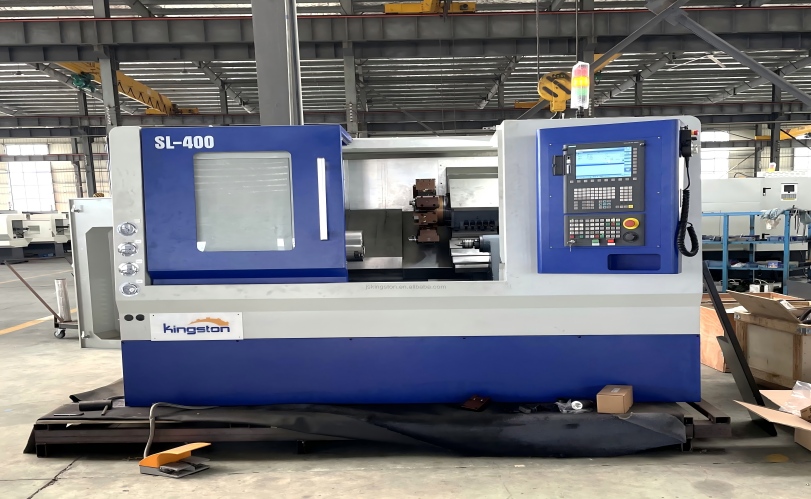 مخرطة CNC ذات سرير مائل عالي الصلابة للإنتاج الكمي الدقيق